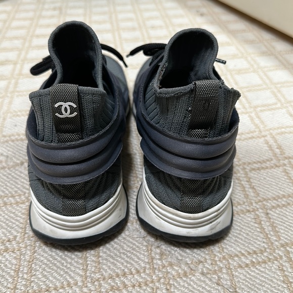 CHANEL Interlocking CC Sock Sneakers Trainers - Picture 3 of 11